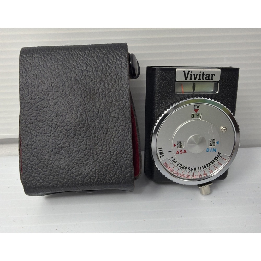 Vintage Vivitar Timed Camera Flash Tested Working With Original Case